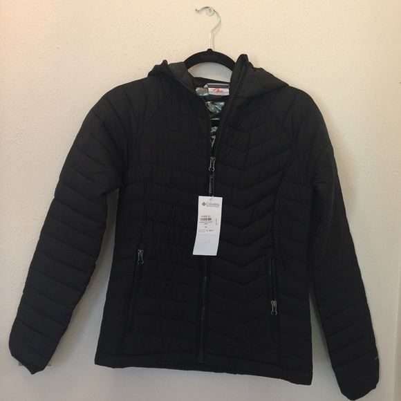 Columbia Jackets & Blazers - Columbia WMNS Sz/XS Powder Life Hooded Omni Heat Black Jacket